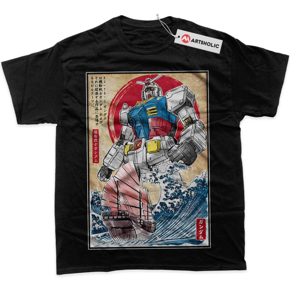 Alternative view of RX-78-2 Gundam Shirt, Anime Shirt, Graphic T-Shirt