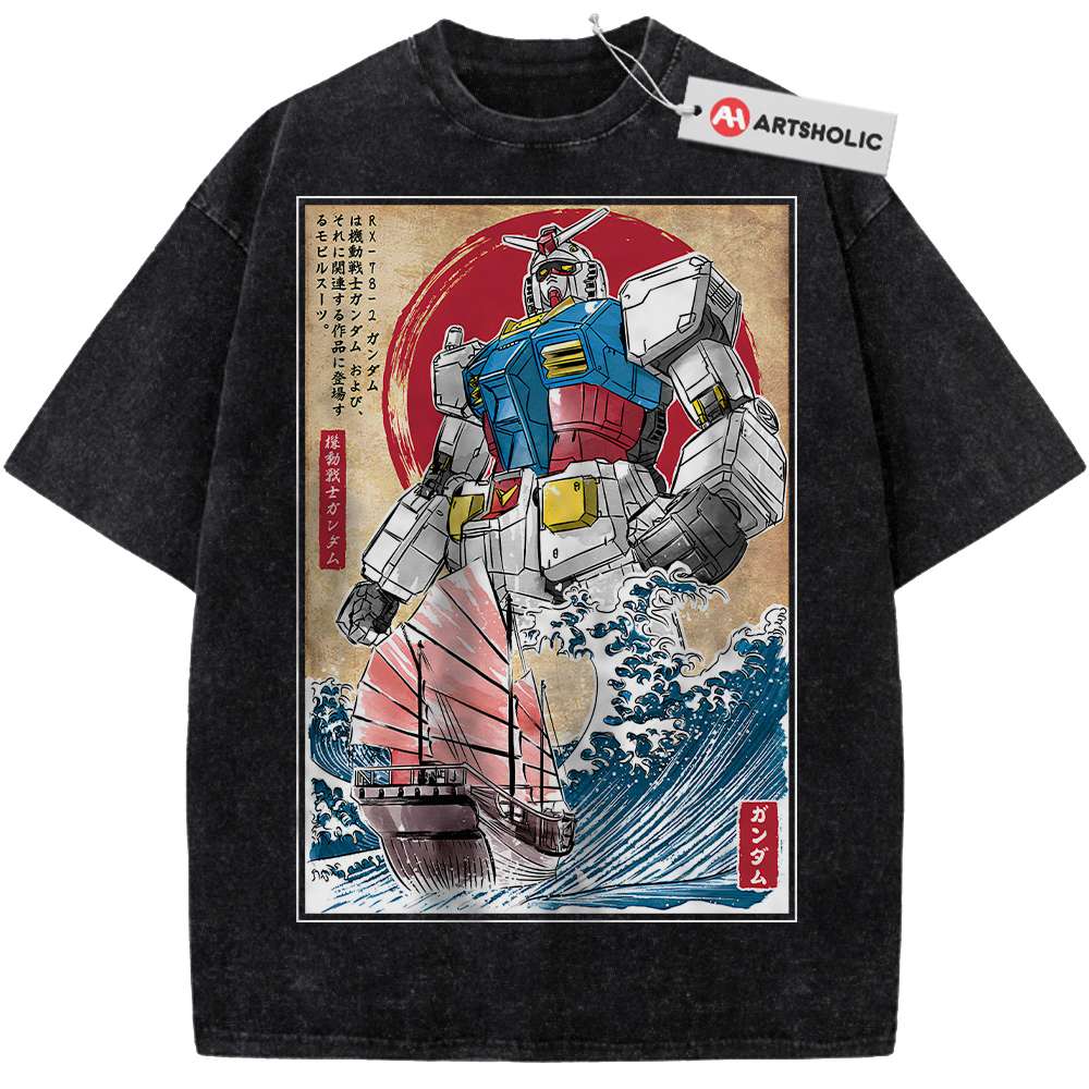 Alternative view of RX-78-2 Gundam Shirt, Anime Shirt, Vintage T-Shirt