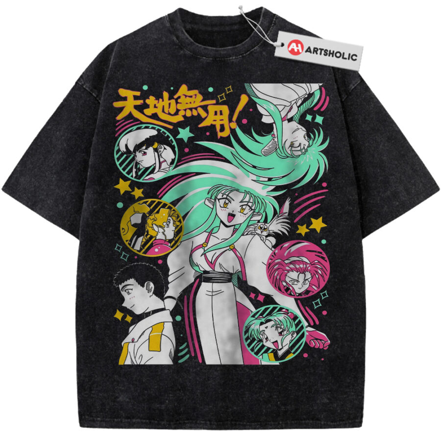Alternative view of Ryoko Hakubi Shirt, Tenchi Muyo! Shirt, Anime Shirt, Vintage T-Shirt
