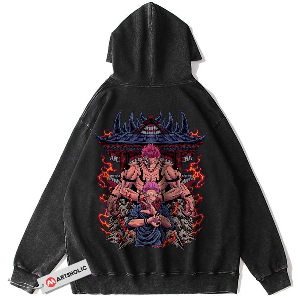 Ryomen Sukuna Hoodie, Jujutsu Kaisen Hoodie, Anime Hoodie, Vintage Hoodie