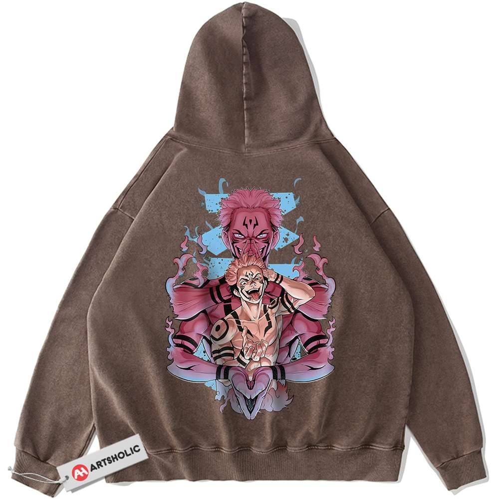 Alternative view of Ryomen Sukuna Hoodie, Jujutsu Kaisen Hoodie, Anime Hoodie, Vintage Hoodie