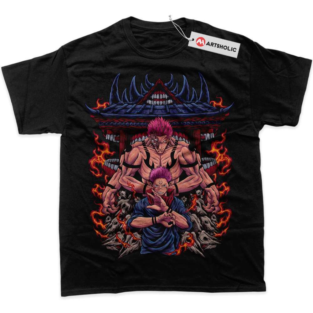 Alternative view of Ryomen Sukuna Shirt, Jujutsu Kaisen Shirt, Anime Shirt, graphic Tee