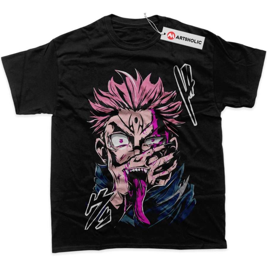 Alternative view of Ryomen Sukuna Shirt, Jujutsu Kaisen Shirt, Anime Shirt, Graphic Tee