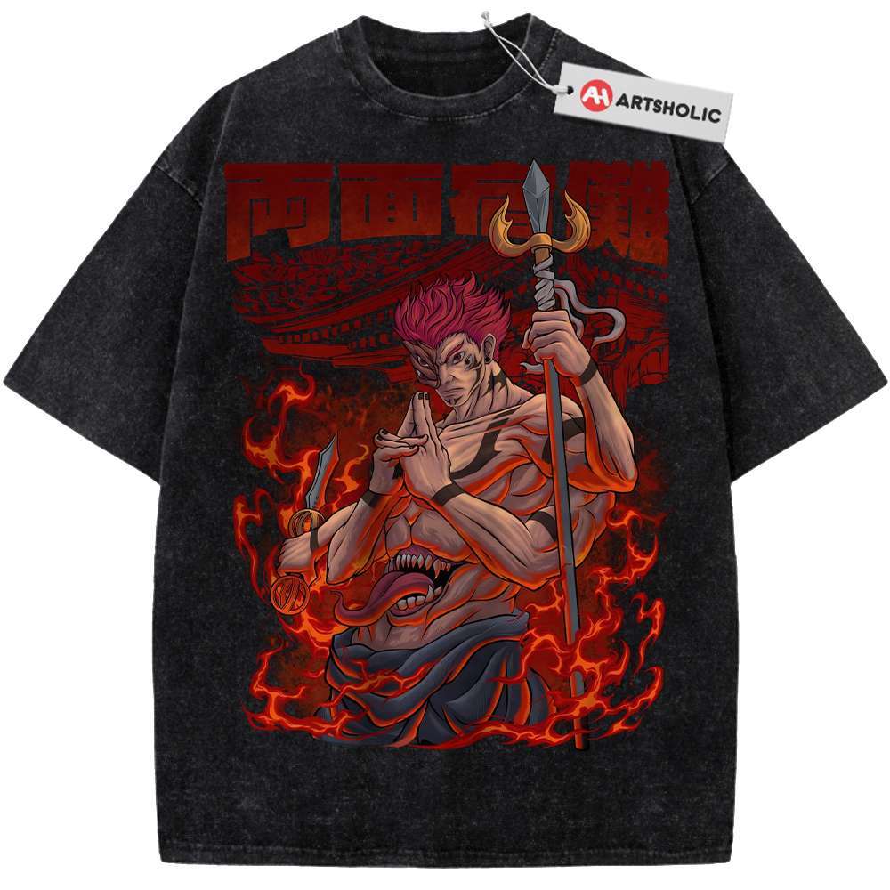 Ryomen Sukuna Shirt, Jujutsu Kaisen Shirt, Anime Shirt, Vintage T-Shirt