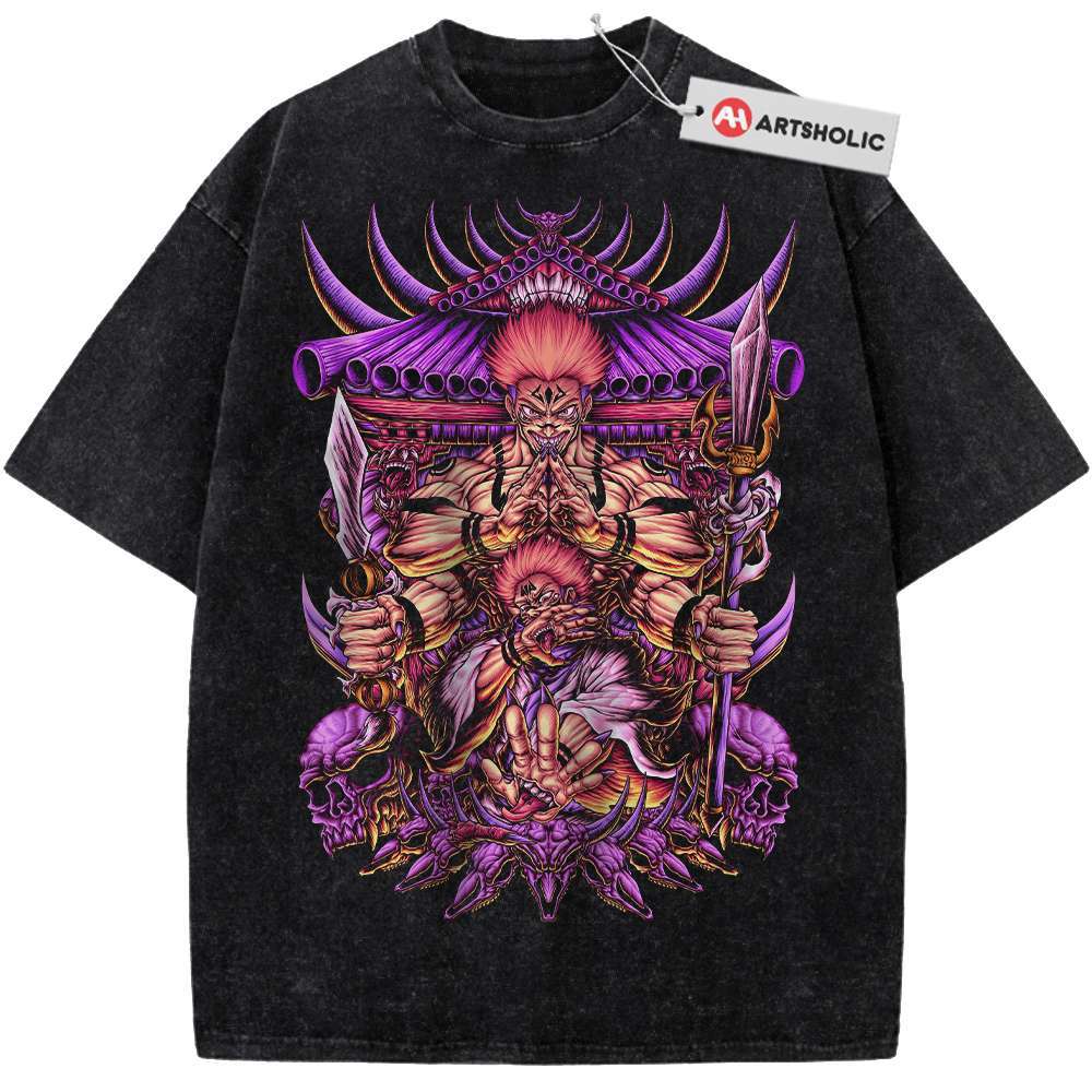 Ryomen Sukuna Shirt, Jujutsu Kaisen Shirt, Anime Shirt, Vintage T-Shirt