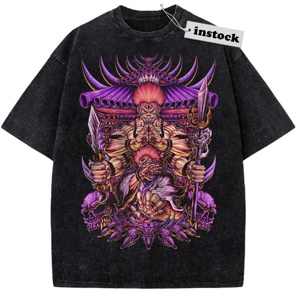 Ryomen Sukuna Shirt, Jujutsu Kaisen Shirt, Anime Shirt, Vintage T-Shirt