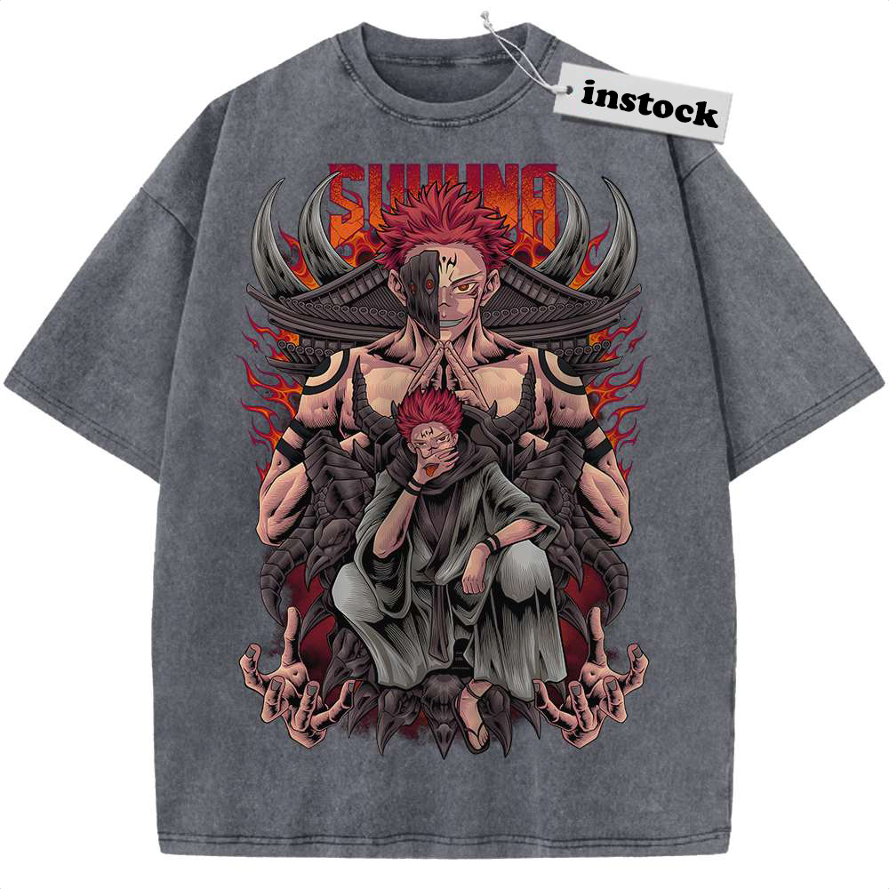 Ryomen Sukuna Shirt, Jujutsu Kaisen Shirt, Anime Shirt, Vintage T-Shirt
