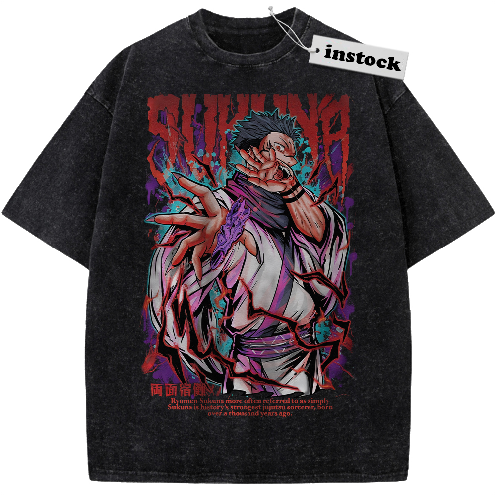 Ryomen Sukuna Shirt, Jujutsu Kaisen Shirt, Anime Shirt, Vintage Tee