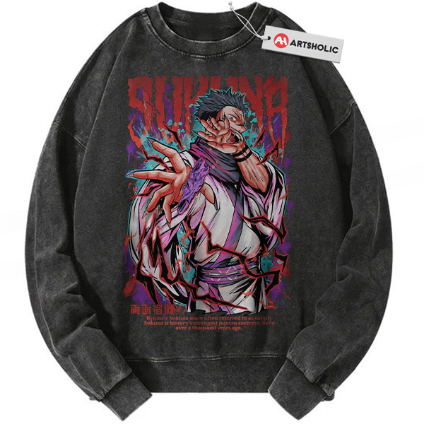 Ryomen Sukuna Sweatshirt, Jujutsu Kaisen Sweatshirt, Anime Sweatshirt, Vintage Sweatshirt