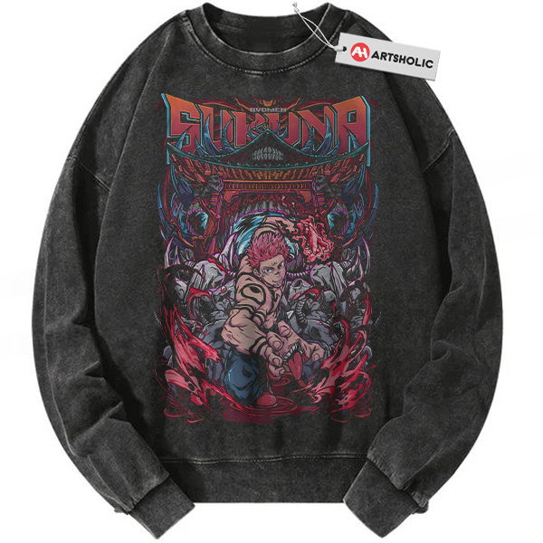 Ryomen Sukuna Sweatshirt, Jujutsu Kaisen Sweatshirt, Anime Sweatshirt, Vintage Sweatshirt
