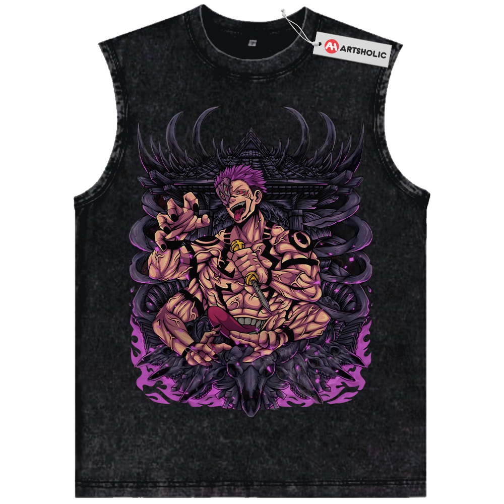 Ryomen Sukuna Tank Top, Jujutsu Kaisen Tank Top, Anime Tank Top, Vintage Tank Top