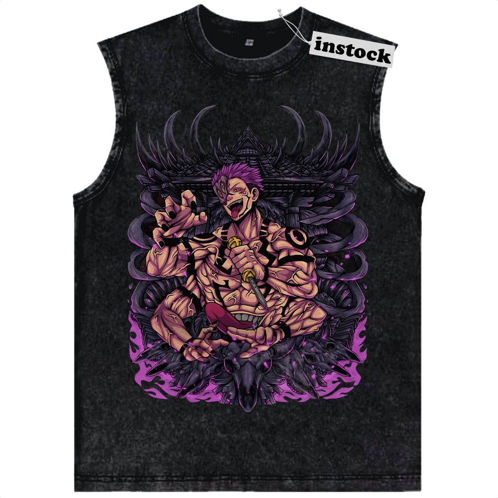 Ryomen Sukuna Tank Top, Jujutsu Kaisen Tank Top, Anime Tank Top, Vintage Tank Top