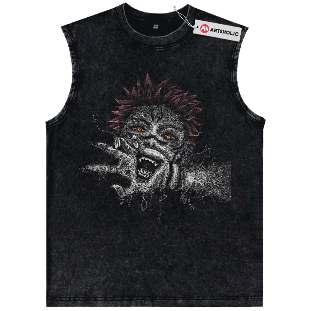 Ryomen Sukuna Tank Top, Jujutsu Kaisen Tank Top, Anime Tank Top, Vintage Tank Top