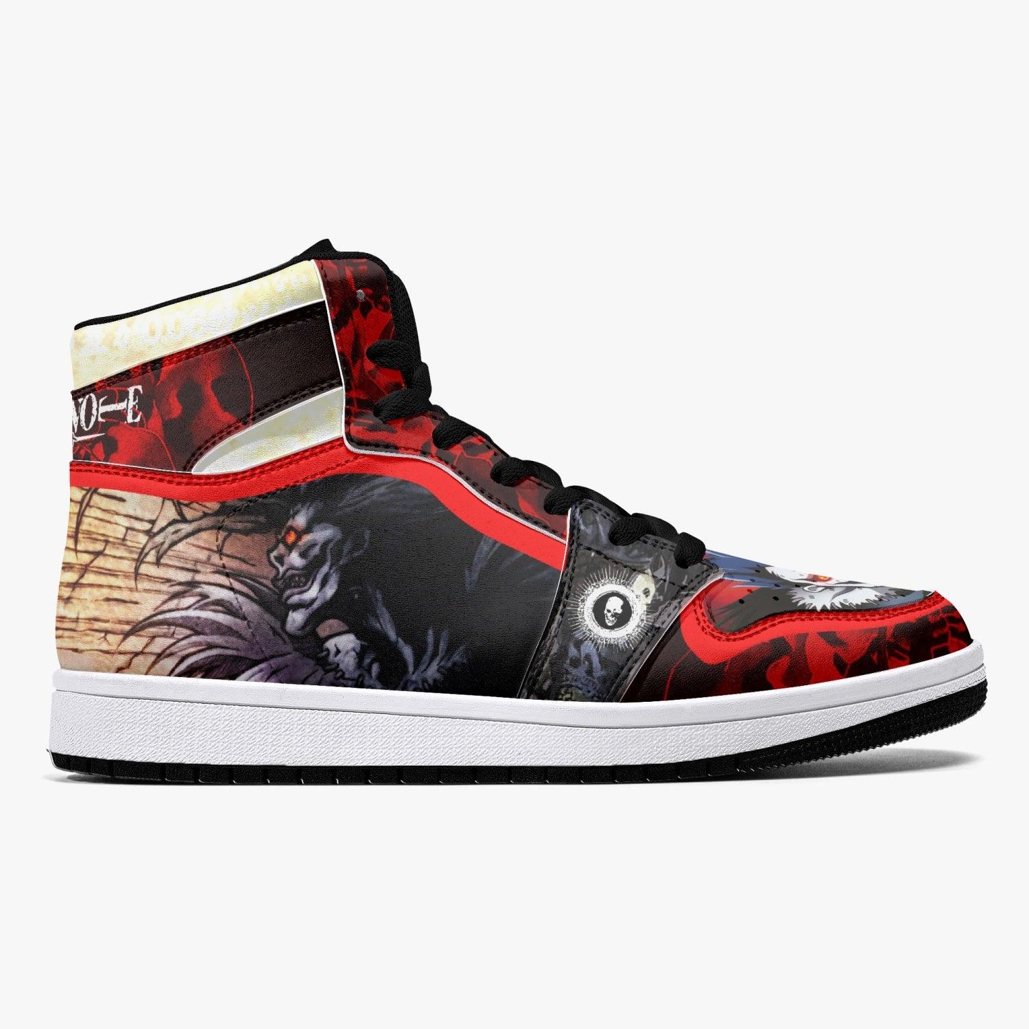 Ryuk Light Yagami Desu Noto Custom Sneaker Mid 1 Basketball Shoes - Otaku Hall