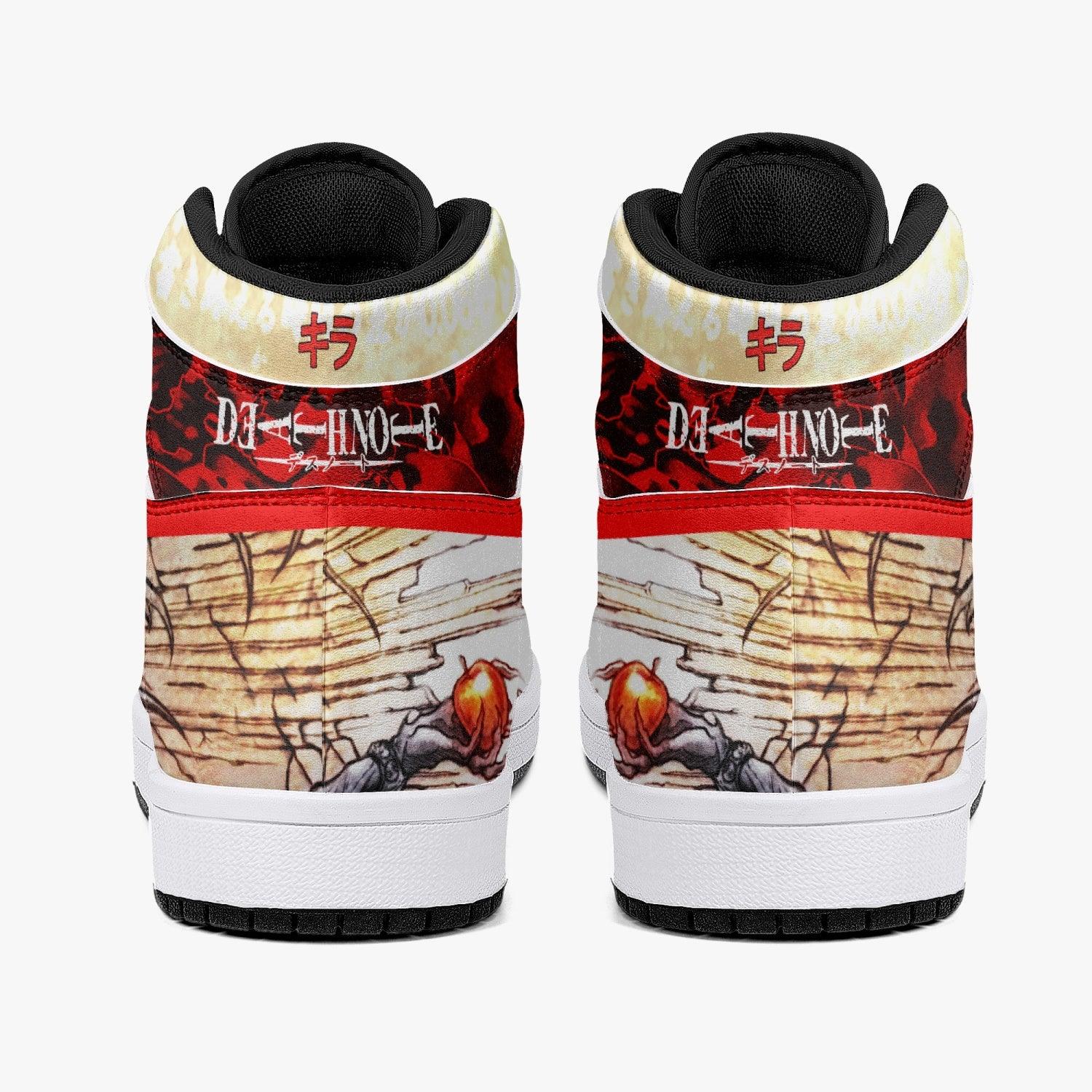 Alternative view of Ryuk Light Yagami Desu Noto Custom Sneaker Mid 1 Basketball Shoes - Otaku Hall