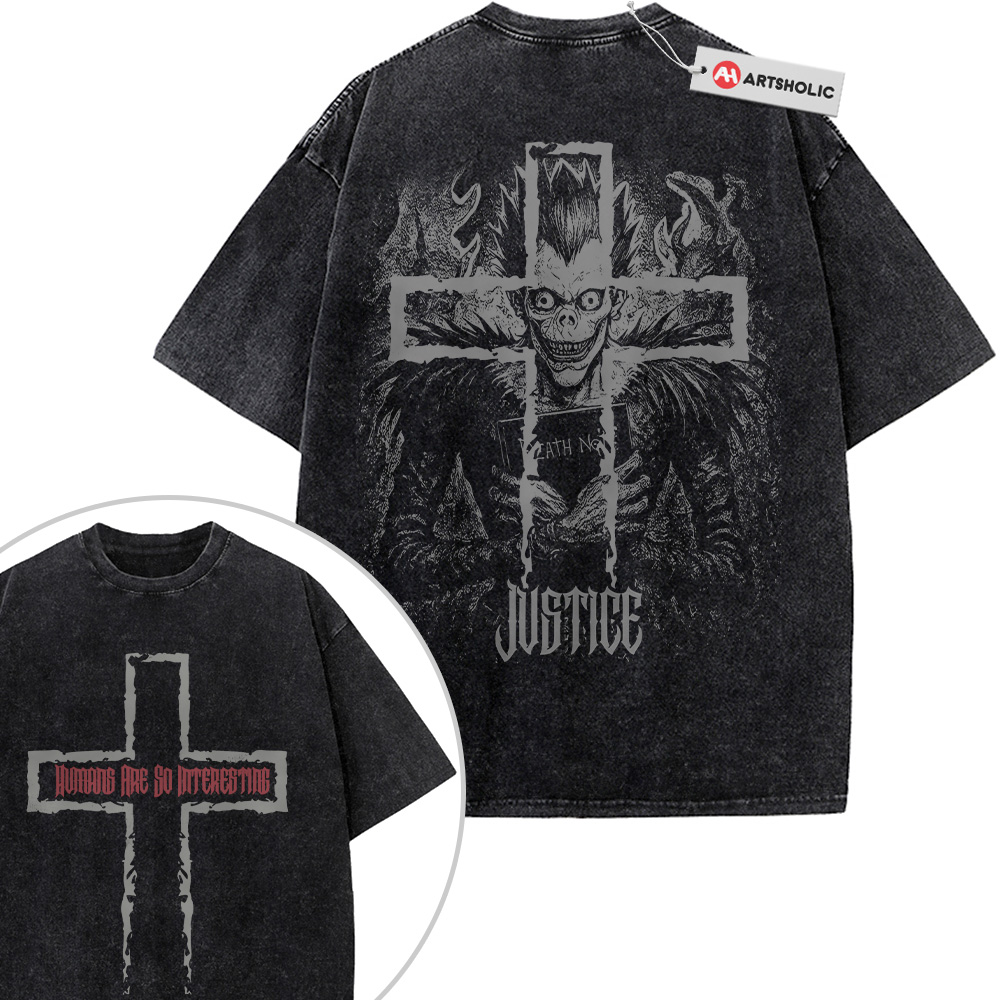 Ryuk Shirt, Death Note Shirt, Anime Shirt, Vintage T-Shirt 2-Sided