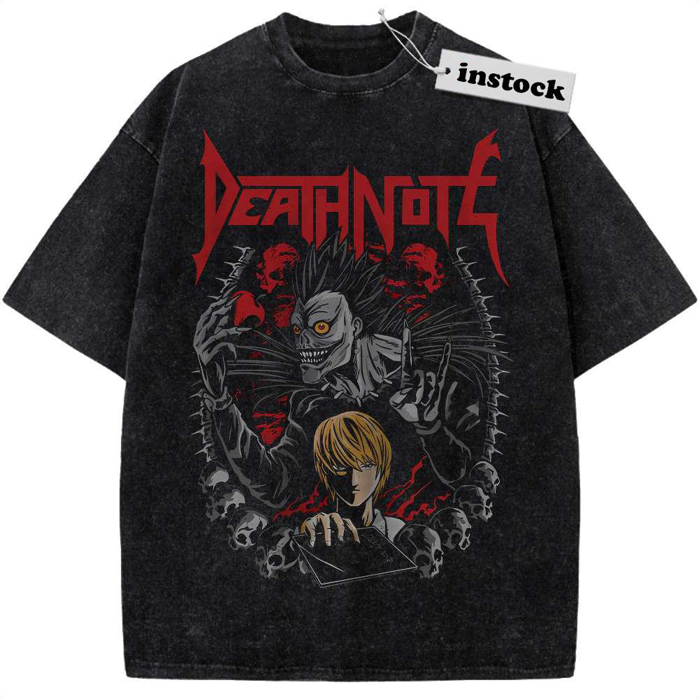 Ryuk Shirt, Light Yagami Shirt, Death Note Shirt, Anime Shirt, Vintage Tee