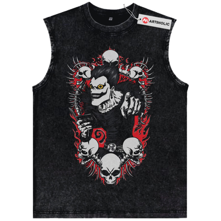 Alternative view of Ryuk Tank Top, Death Note Tank Top, Anime Tank Top, Vintage Tank Top
