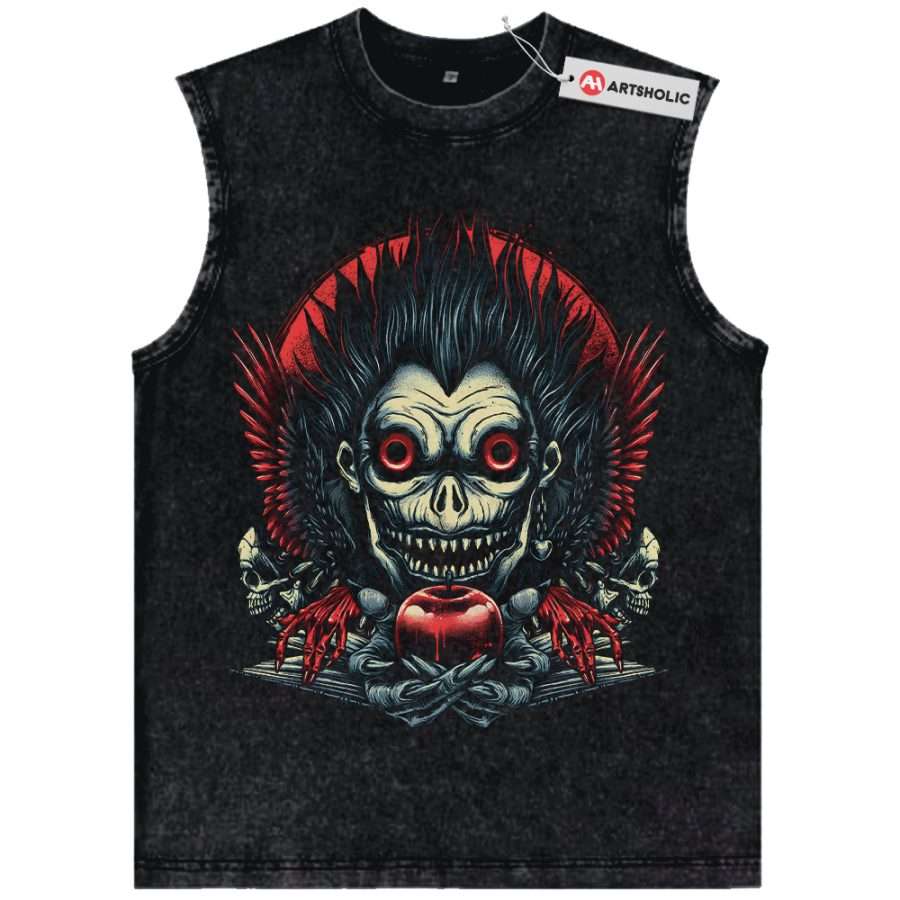 Alternative view of Ryuk Tank Top, Death Note Tank Top, Anime Tank Top, Vintage Tank Top