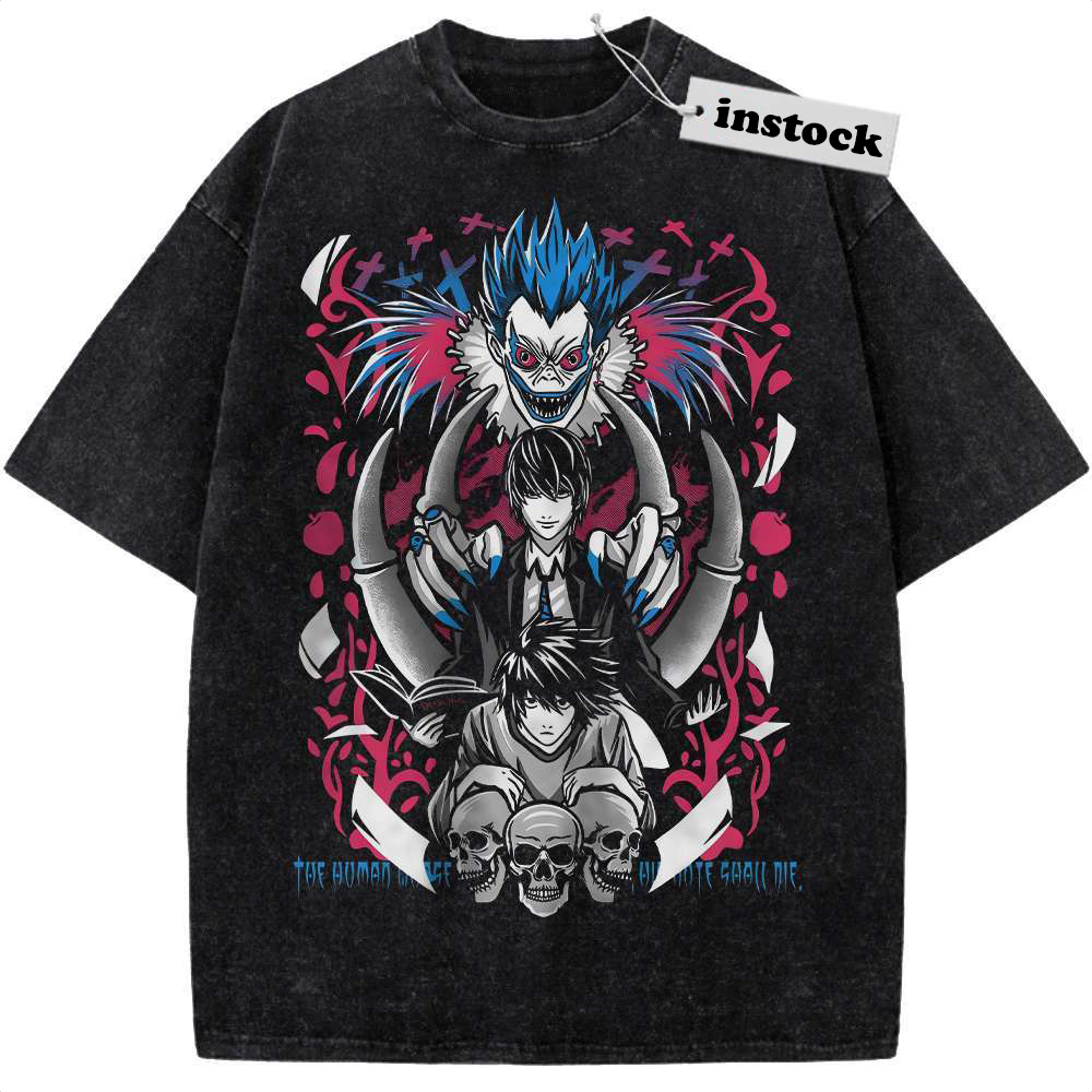 Ryuk vs Light Yagami Shirt, Death Note Shirt, Anime Shirt, Vintage T-Shirt
