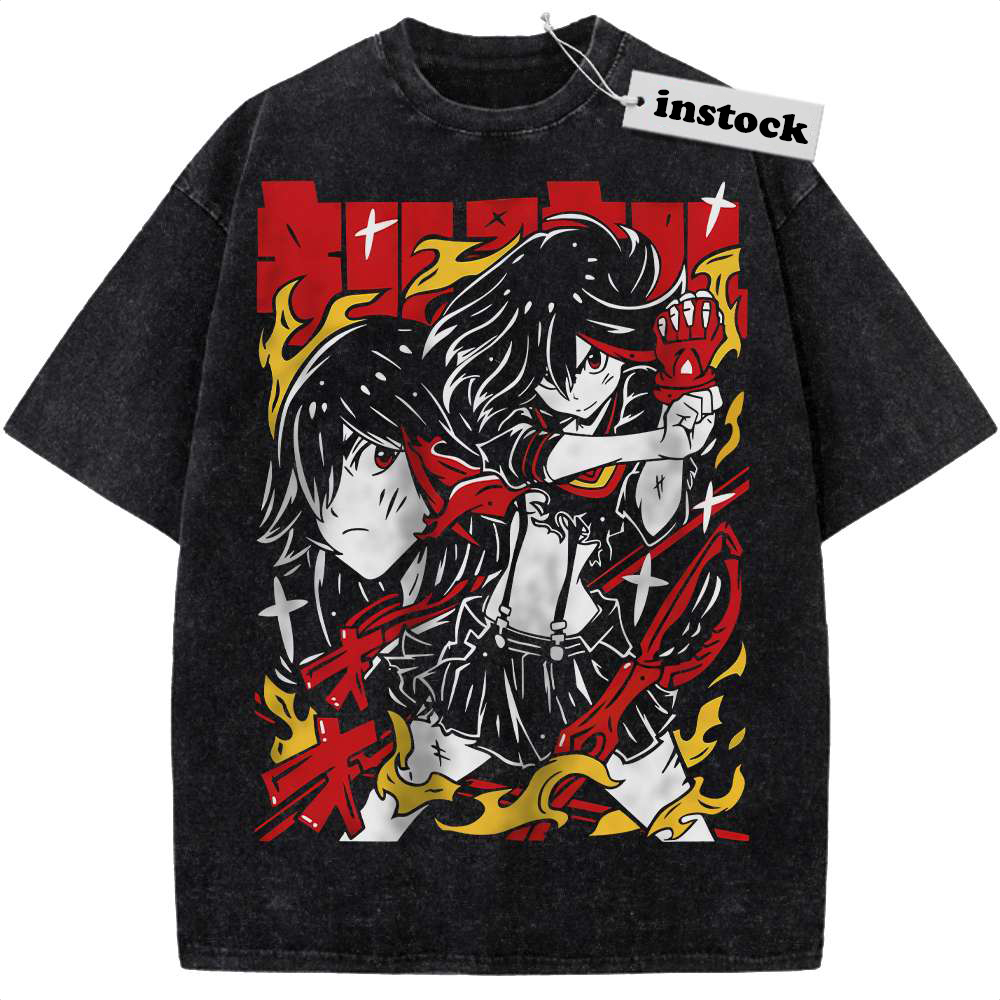 Ryuko Matoi Shirt, Kill la Kill Shirt, Anime Shirt, Vintage Tee