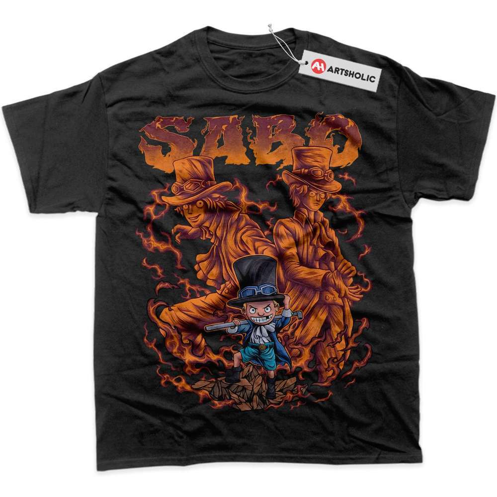 Alternative view of Sabo Shirt, One Piece Shirt, Anime Shirt, Graphic T-Shirt