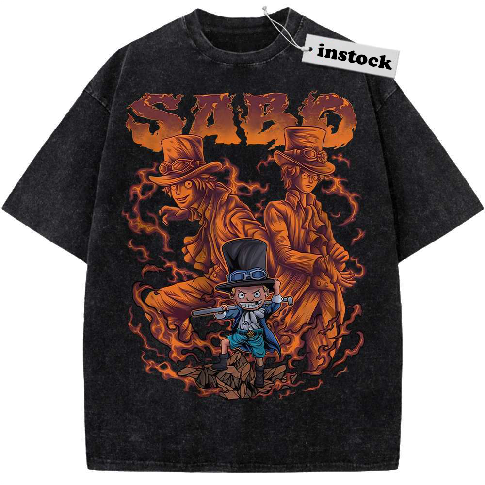 Sabo Shirt, One Piece Shirt, Anime Shirt, Vintage T-Shirt