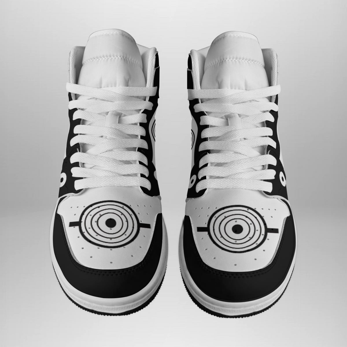 Alternative view of Sage of the Six Paths Shippuden Inspired Basketball Shoes for Anime Fans - Custom Sneaker Mid 1 Style - Otaku Hall