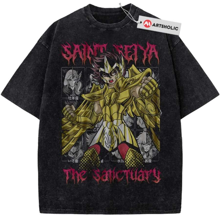 Alternative view of Sagittarius Aiolos Shirt, Saint Seiya Shirt, Anime Shirt, Vintage Tee