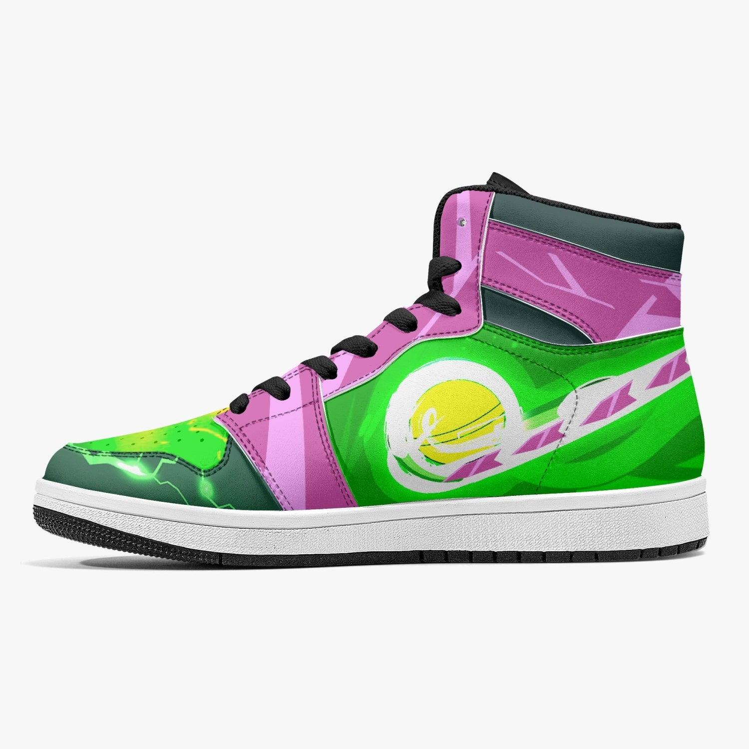 Alternative view of Sailor Jupiter Sailor Moon Crystal Custom Sneaker Mid 1 Basketball Shoes - Otaku Hall