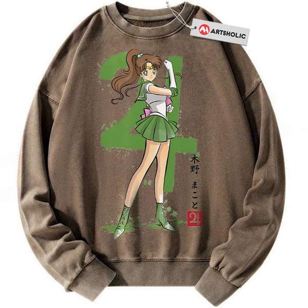 Alternative view of Sailor Jupiter Sweatshirt, Sailor Moon Sweatshirt, Anime Sweatshirt, Vintage Sweater
