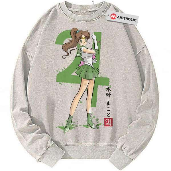 Sailor Jupiter Sweatshirt, Sailor Moon Sweatshirt, Anime Sweatshirt, Vintage Sweater