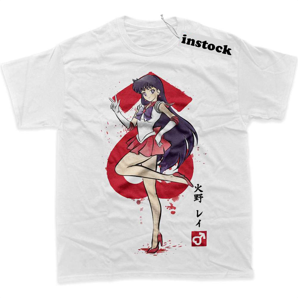 Sailor Mars Shirt, Sailor Moon Shirt, Anime Shirt, graphic Tee