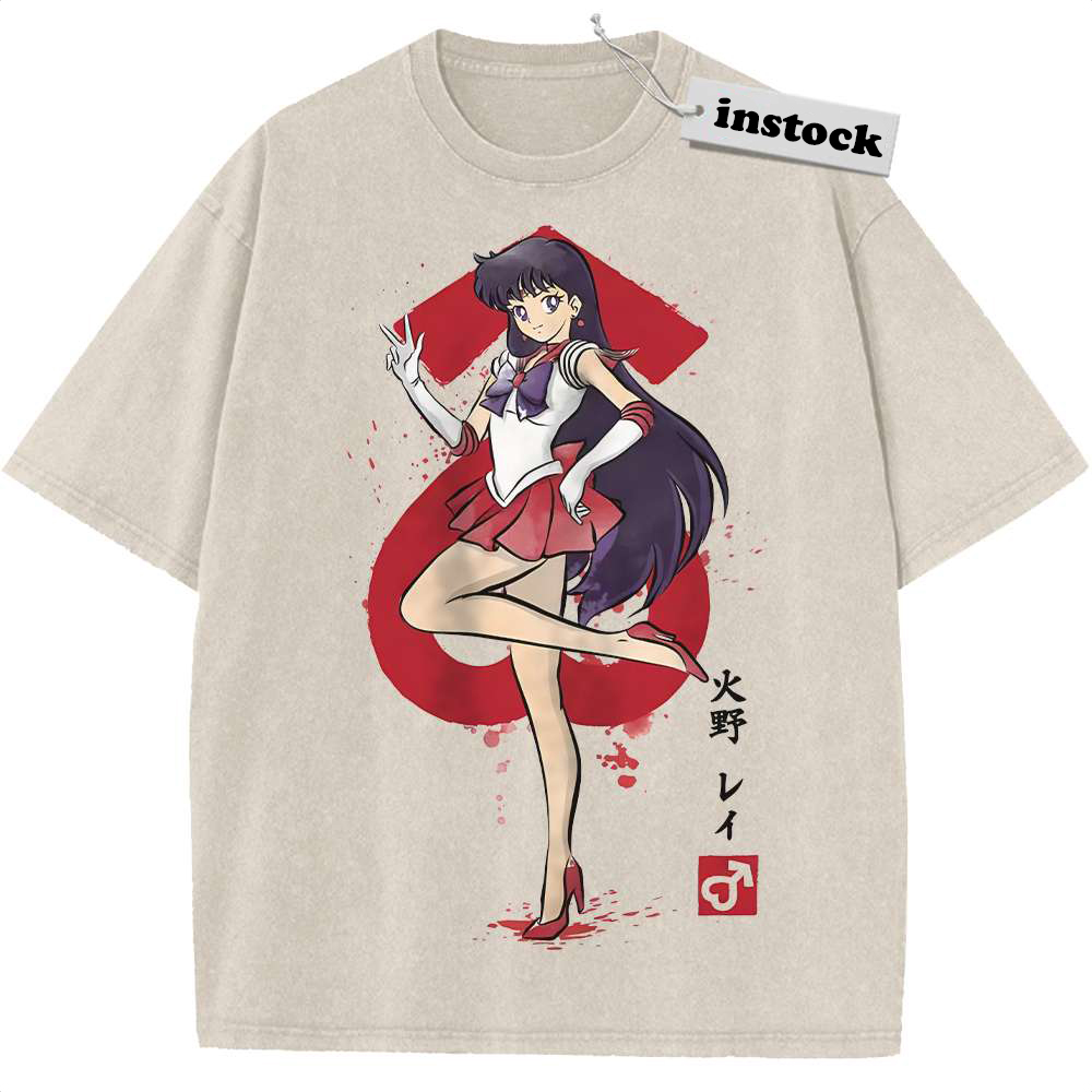 Sailor Mars Shirt, Sailor Moon Shirt, Anime Shirt, Vintage Tee