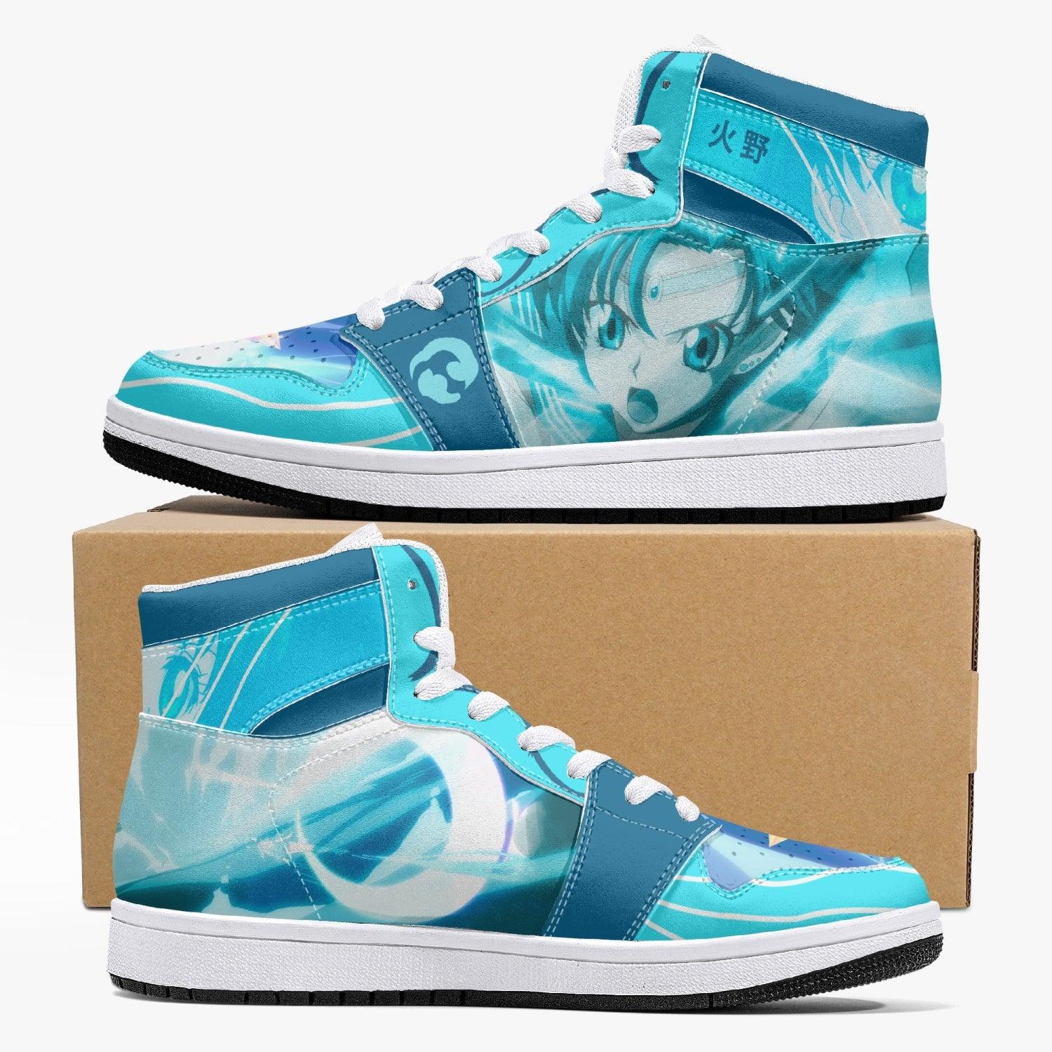 Sailor Mercury Sailor Moon Crystal Custom Sneaker Mid 1 Basketball Shoes - Otaku Hall