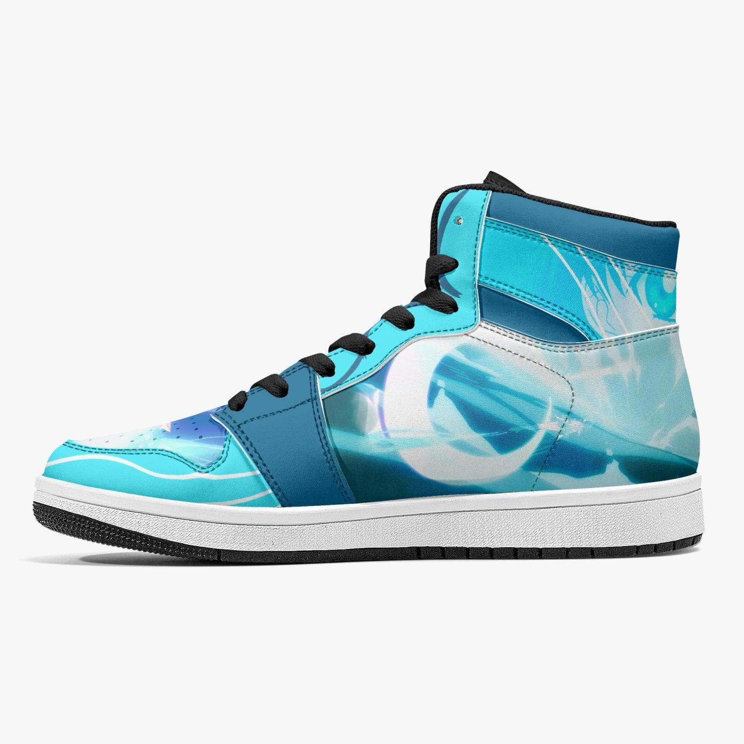 Alternative view of Sailor Mercury Sailor Moon Crystal Custom Sneaker Mid 1 Basketball Shoes - Otaku Hall