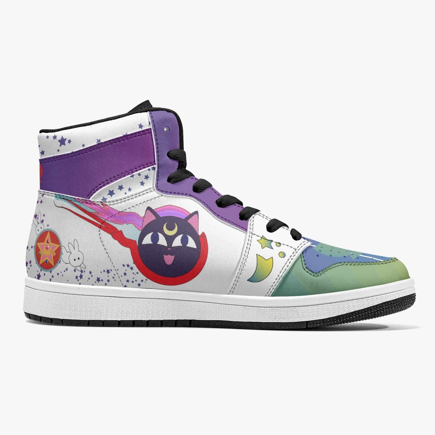 Alternative view of Sailor Moon Crystal Custom Sneaker Mid 1 Basketball Shoes - Otaku Hall