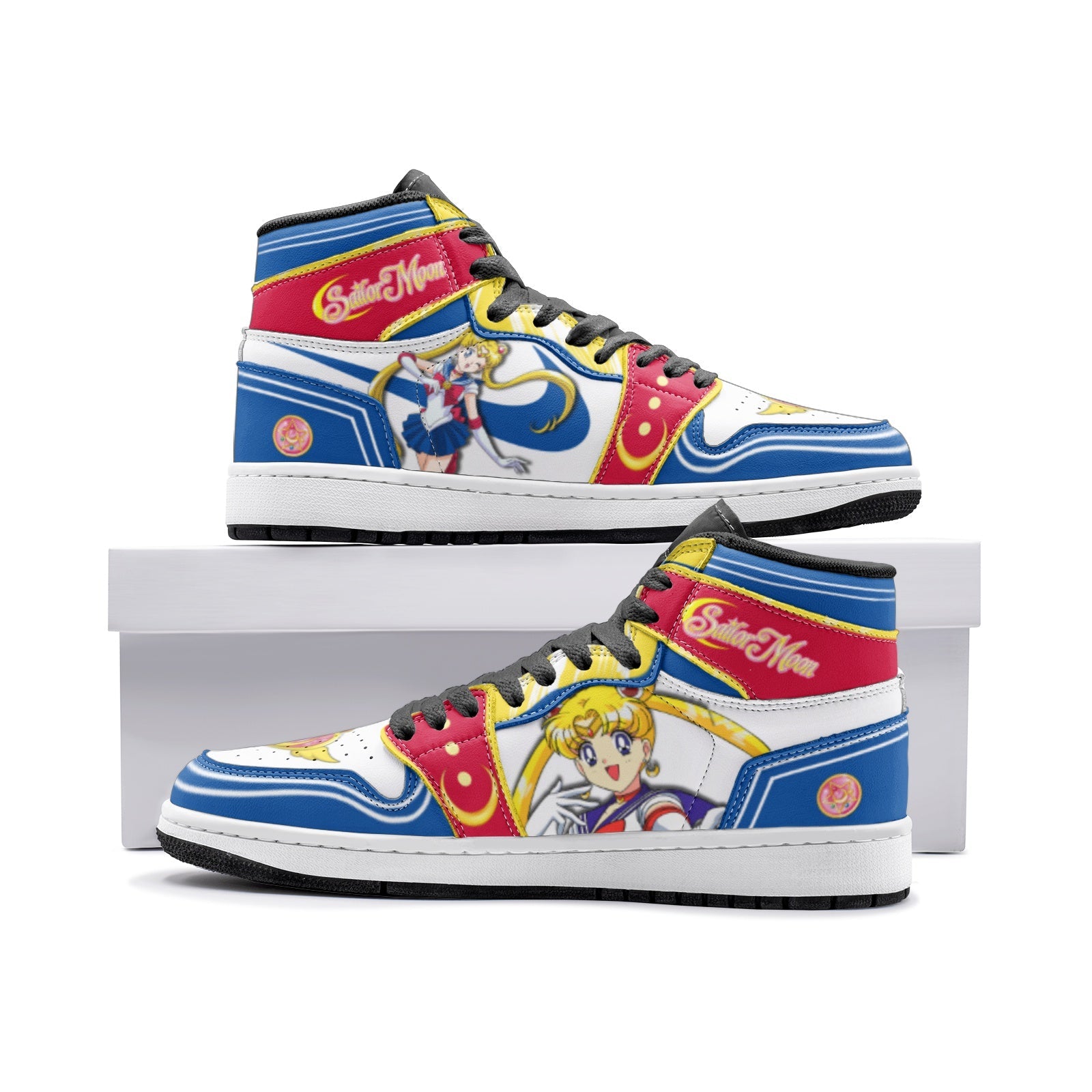 Sailor Moon Custom Sneaker Mid 1 Basketball Shoes - Otaku Hall