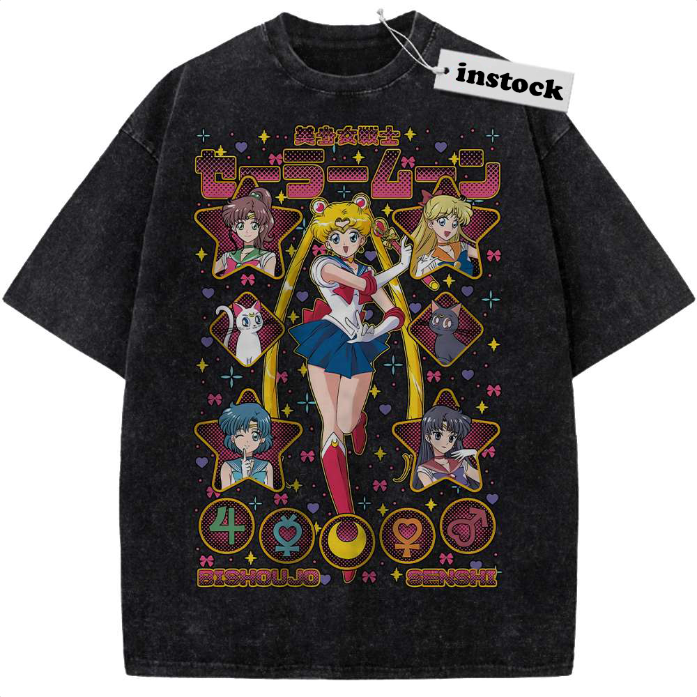 Sailor Moon Shirt, Anime Shirt, Vintage T-Shirt