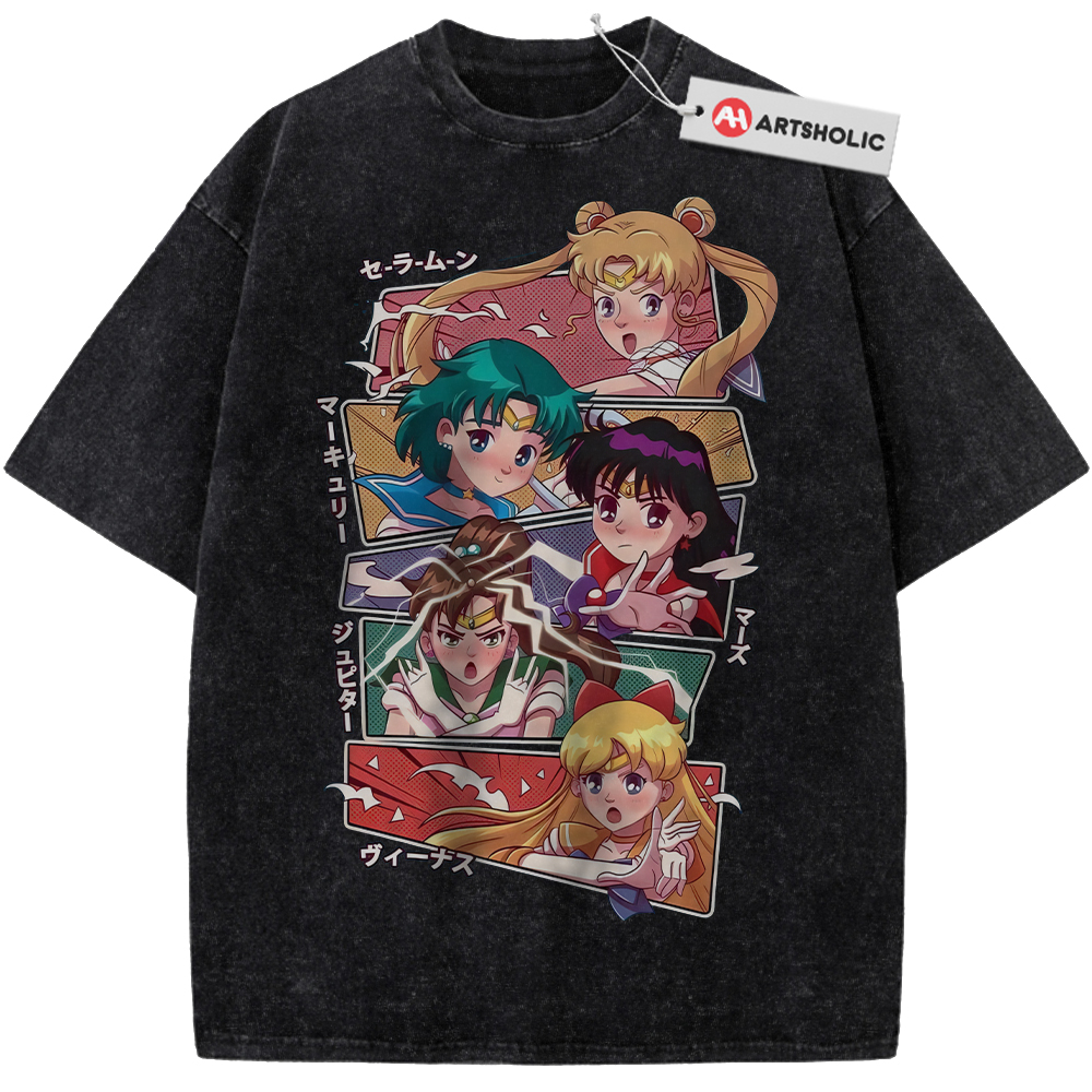Alternative view of Sailor Moon Shirt, Anime Shirt, Vintage Tee