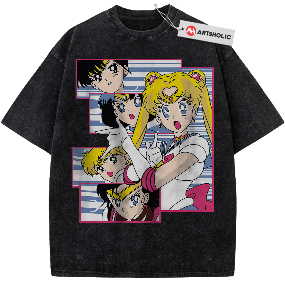 Alternative view of Sailor Moon Shirt, Anime Shirt, Vintage Tee