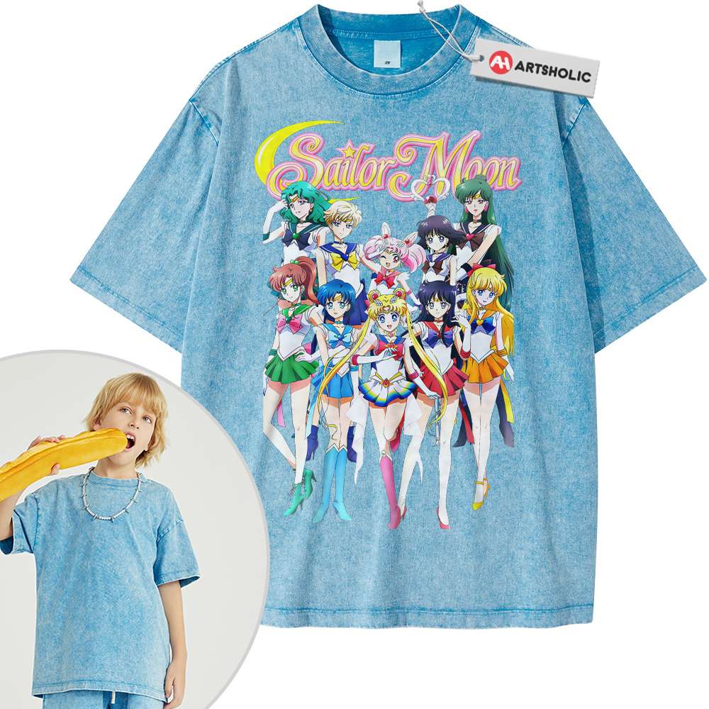 Sailor Moon Shirt For Kids, Anime Shirt For Kids, Vintage T-Shirt For Kids - Image 3