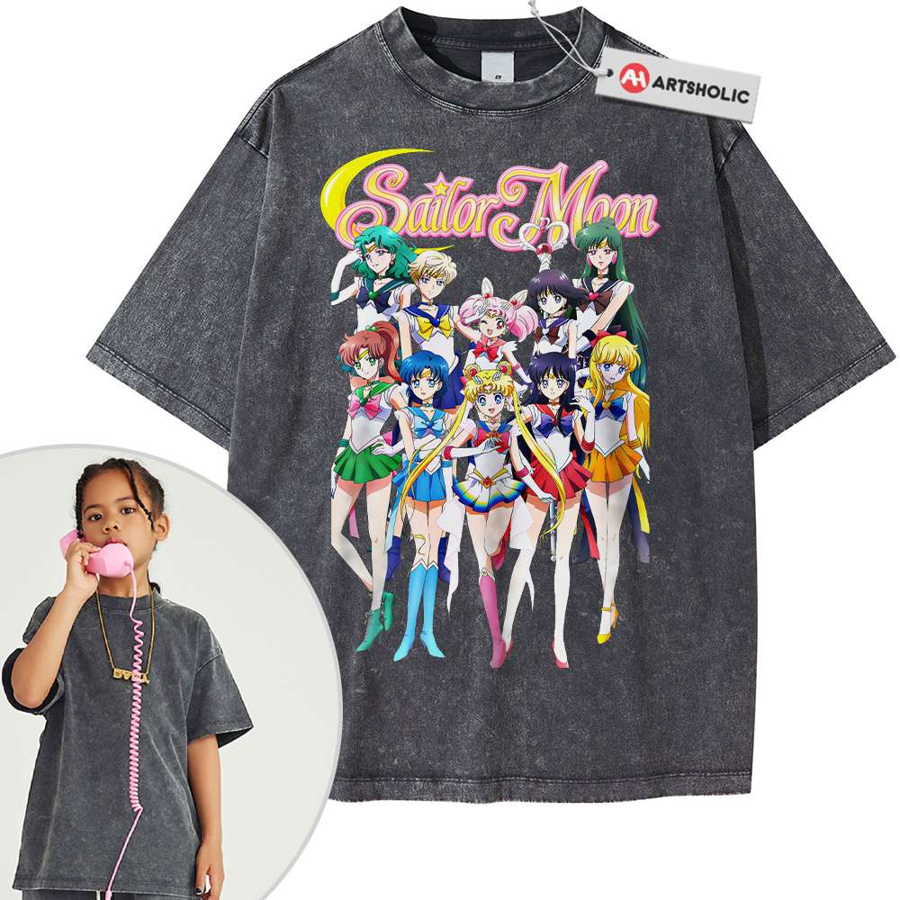 Sailor Moon Shirt For Kids, Anime Shirt For Kids, Vintage T-Shirt For Kids - Image 5