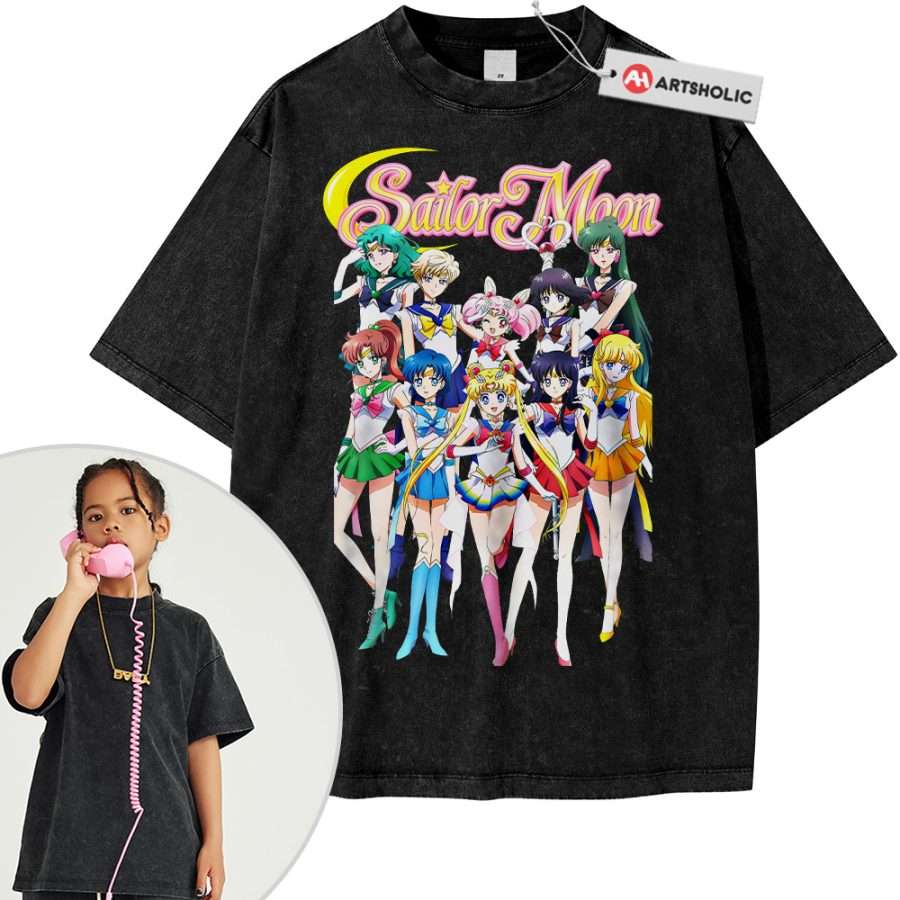 Sailor Moon Shirt For Kids, Anime Shirt For Kids, Vintage T-Shirt For Kids - Image 6