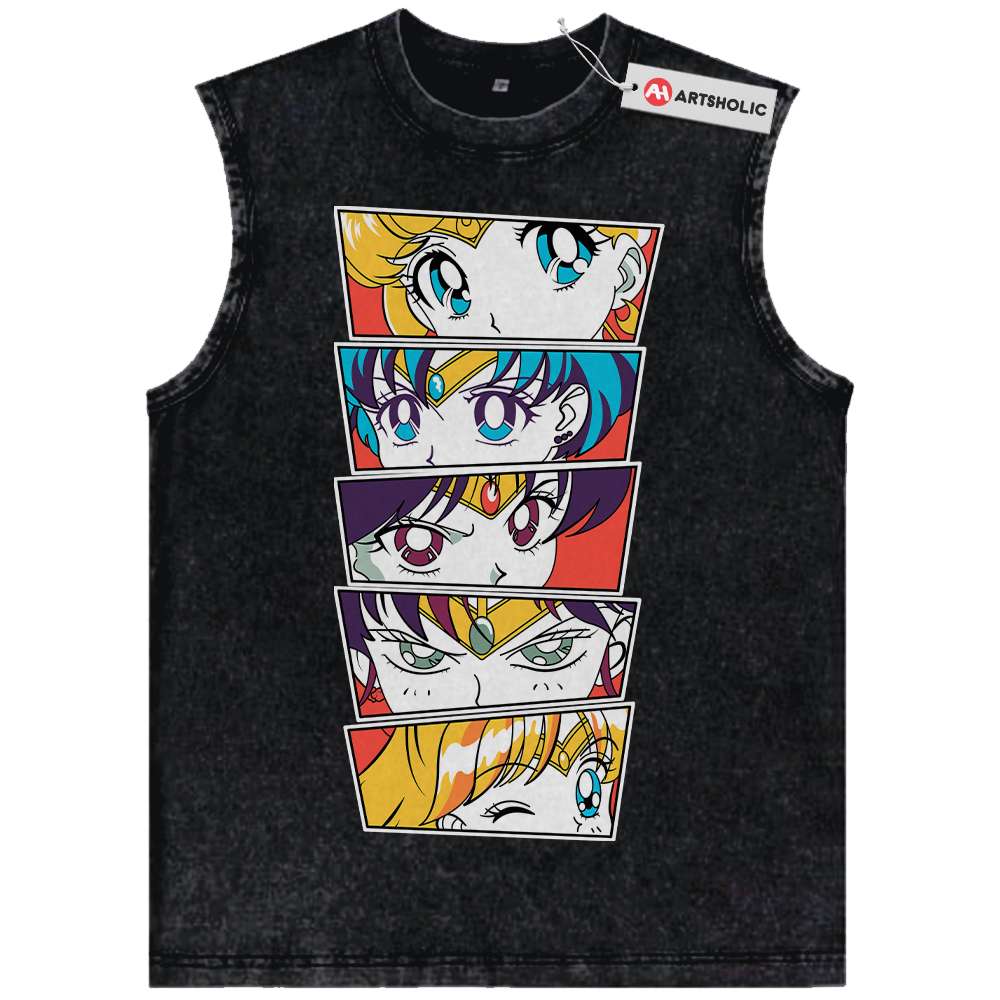 Sailor Moon Tank Top, Anime Tank Top, Vintage Tank Top