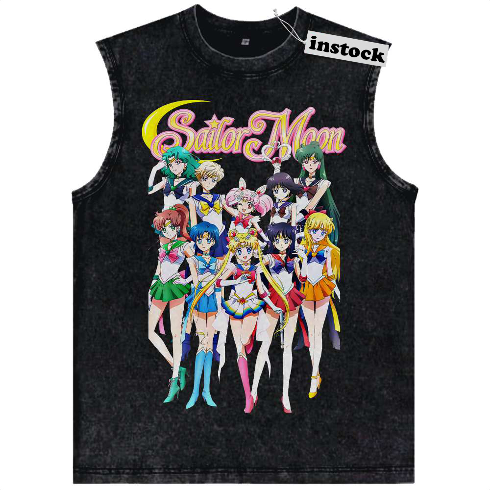 Sailor Moon Tank Top, Anime Tank Top, Vintage Tank Top