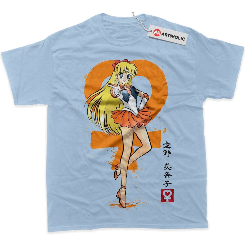 Alternative view of Sailor Venus Shirt, Sailor Moon Shirt, Anime Shirt, graphic Tee
