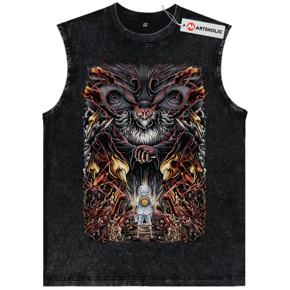 Saint Jaygarcia Saturn Tank Top, Monkey D Luffy Tank Top, One Piece Tank Top, Anime Tank Top, Vintage Tank Top