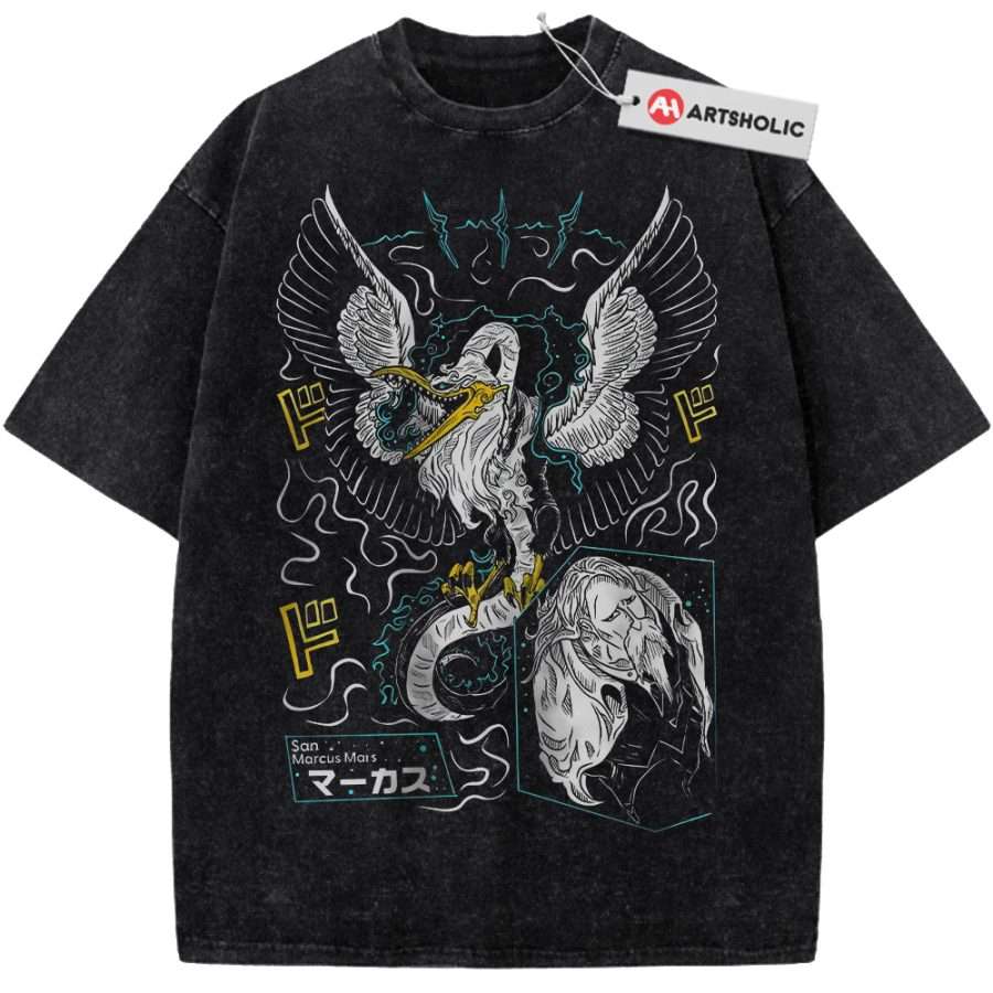 Alternative view of Saint Marcus Mars Shirt, One Piece Shirt, Anime Shirt, Vintage Tee
