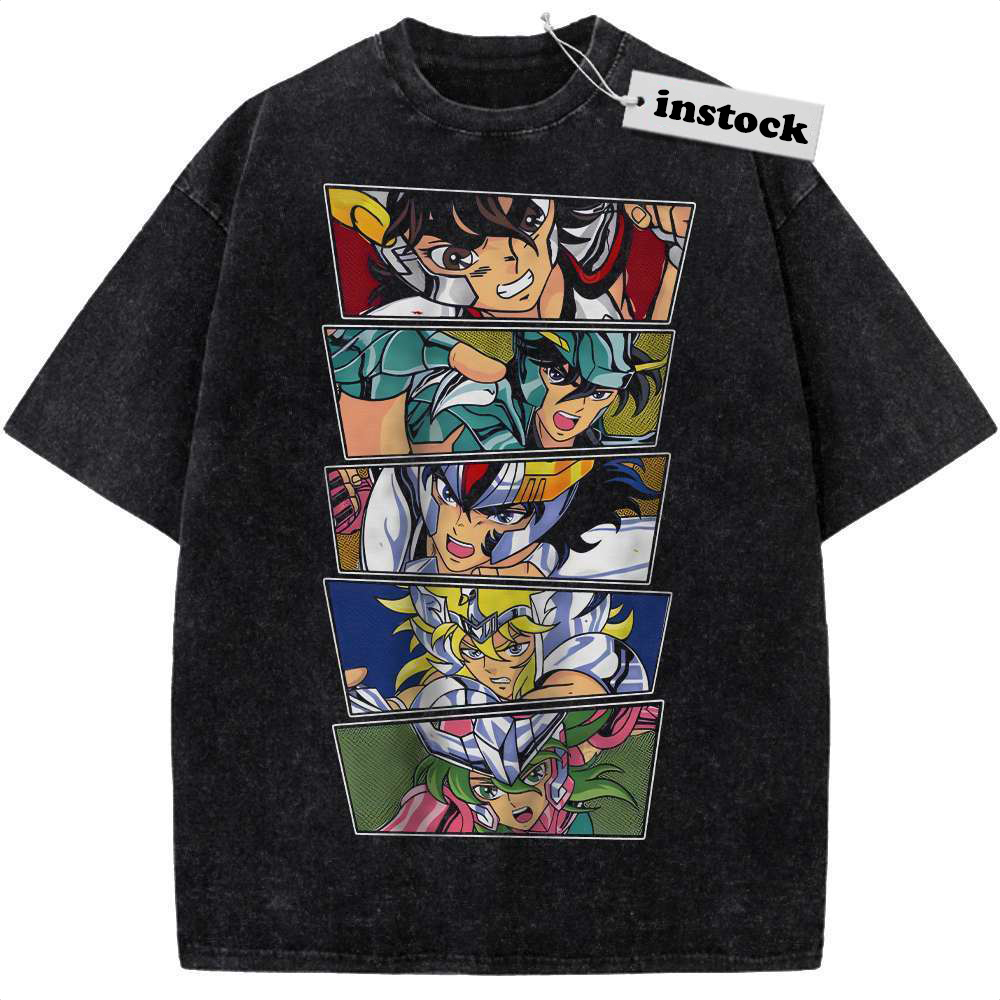 Saint Seiya Shirt, Anime Shirt, Vintage T-Shirt
